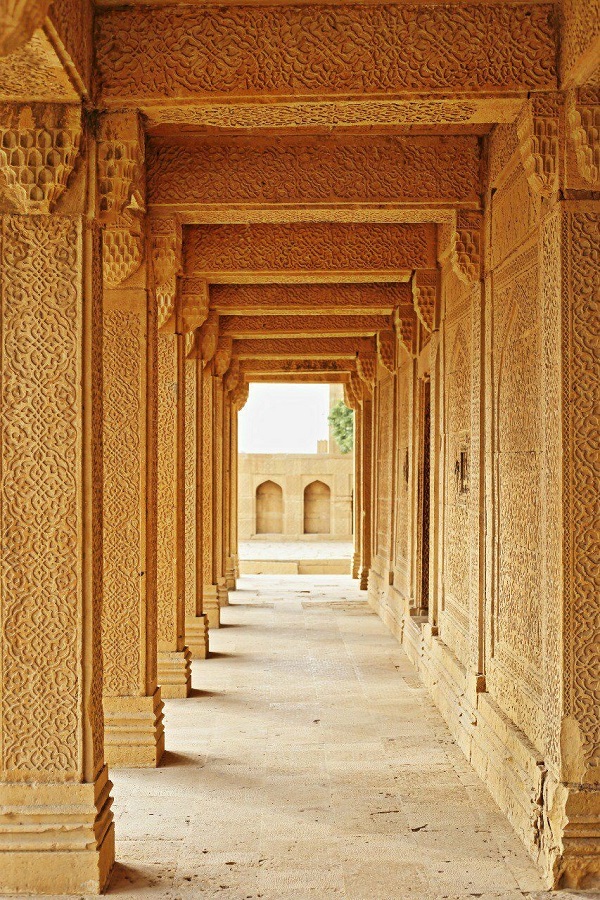 Inside panels of Esa khan Turkhan Tomb